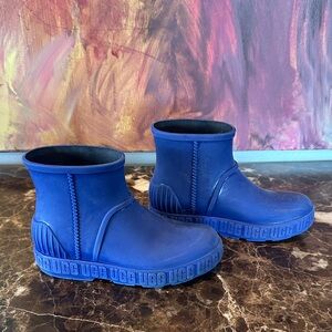 UGG Kids Vibrant Blue Rain Boots